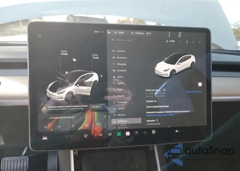 2019 Tesla Model 3 from USA, damaged, VIN 5YJ3E1EBXKF511055